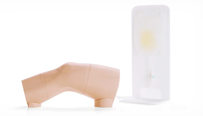 Knee Aspiration & Injection Trainer with Ultrasound Capabilities (Light Skin Tone) (70103)